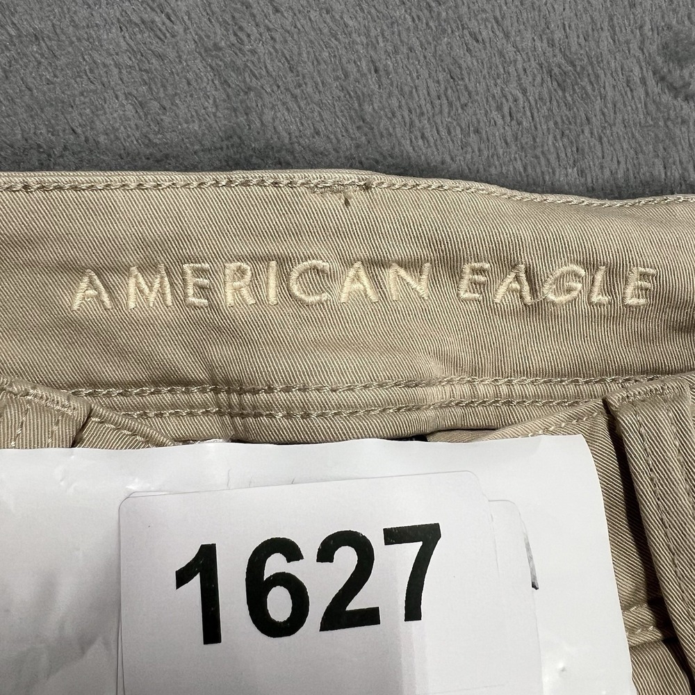 American Eagle Pants Womens 6 Short Tan Kick Boot Bootcut Low Rise Stretch - Picture 10 of 10